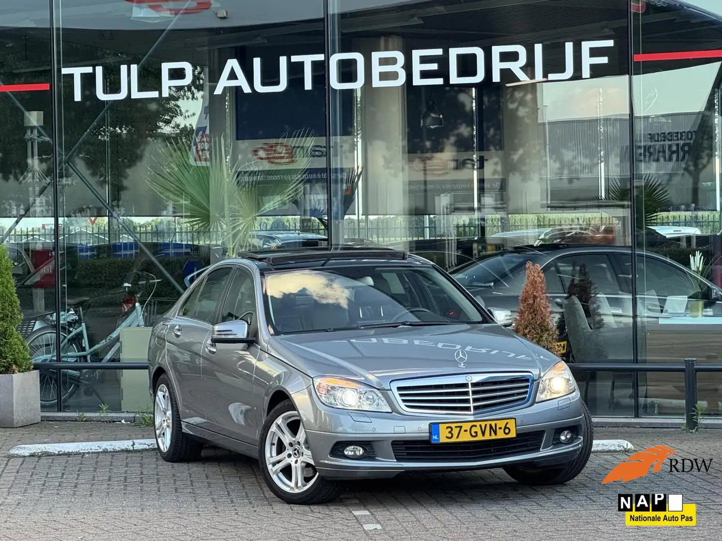 Mercedes-Benz C 280 Elegance sedan Automaat 2008 Pano Luxe Gris - 1
