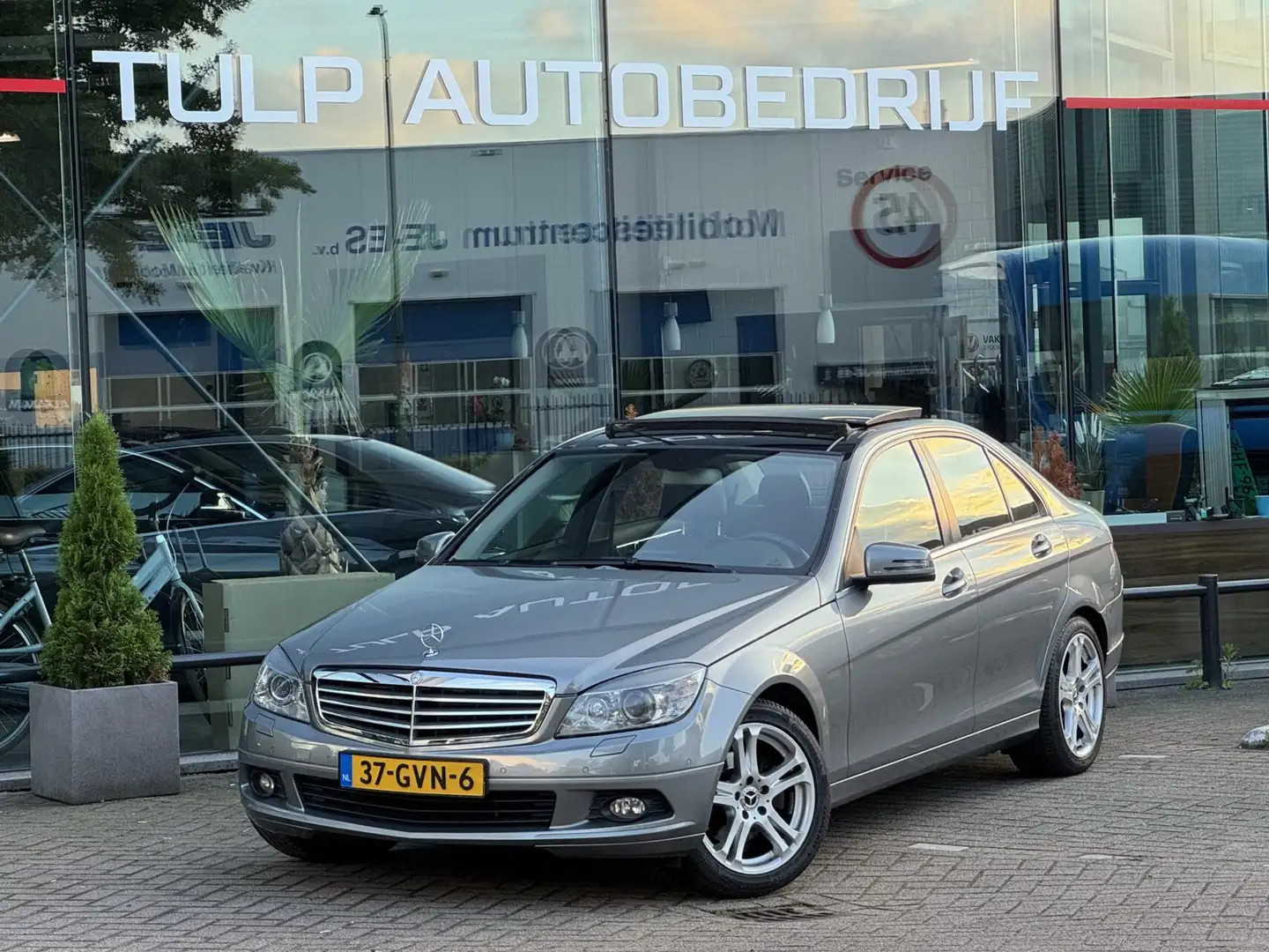 Mercedes-Benz C 280 Elegance sedan Automaat 2008 Pano Luxe Gris - 2