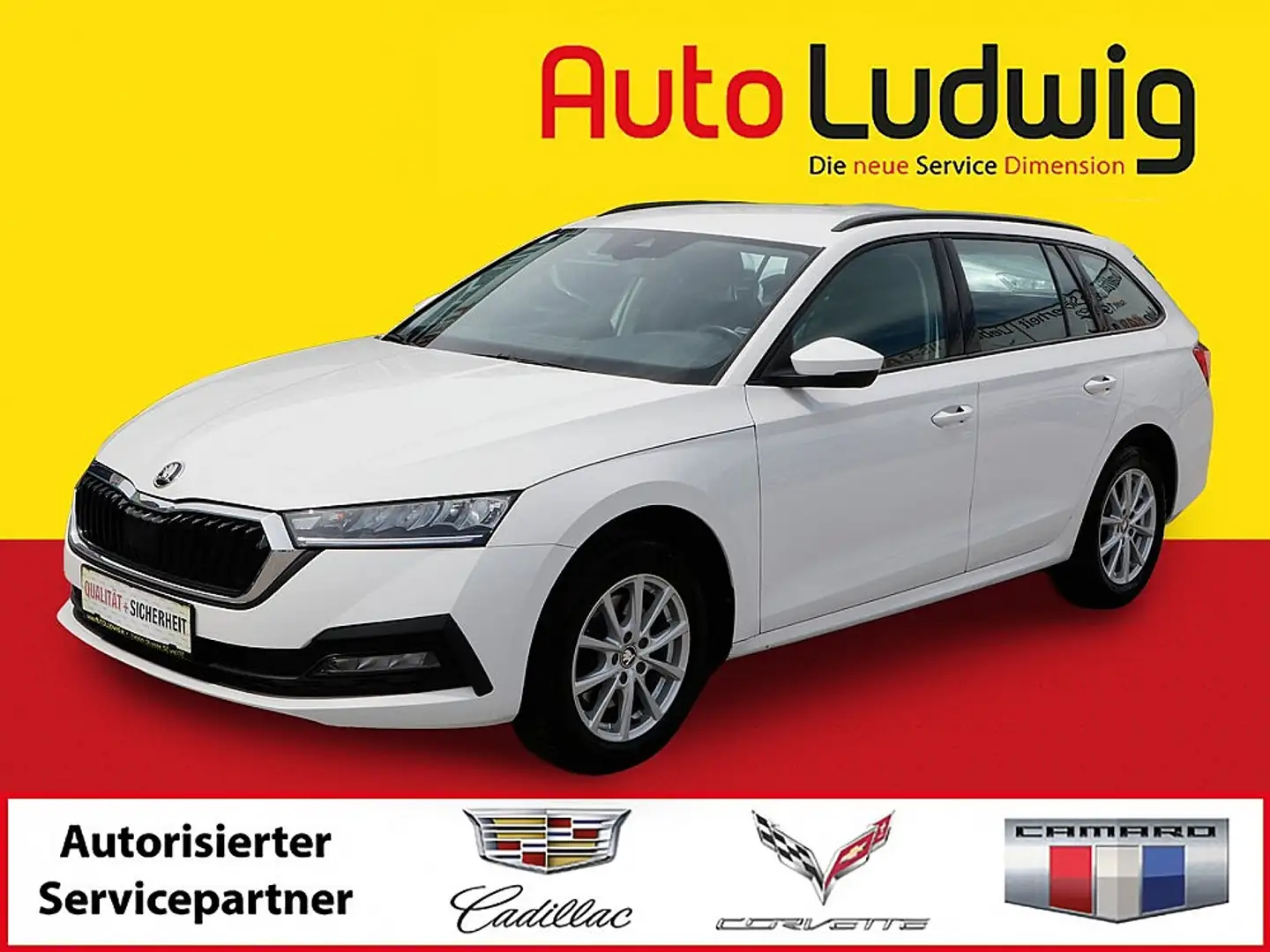 Skoda Octavia Combi 2,0 TDI 4x4 Ambition DSG*DAB*LED*PDC*TEMP... Weiß - 1