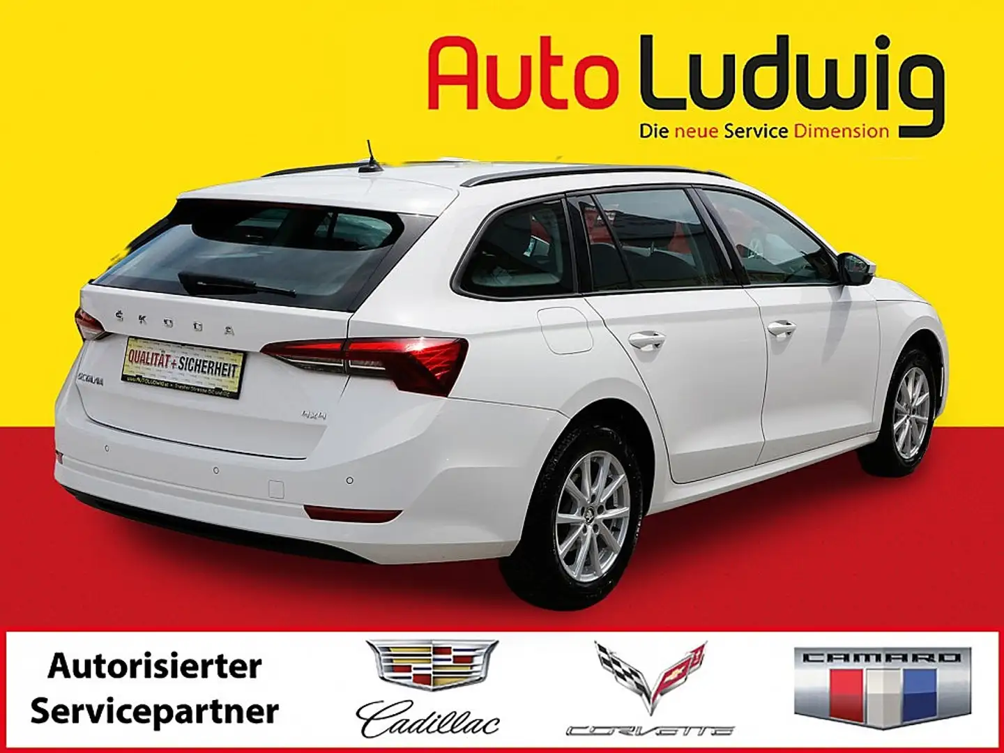 Skoda Octavia Combi 2,0 TDI 4x4 Ambition DSG*DAB*LED*PDC*TEMP... Weiß - 2
