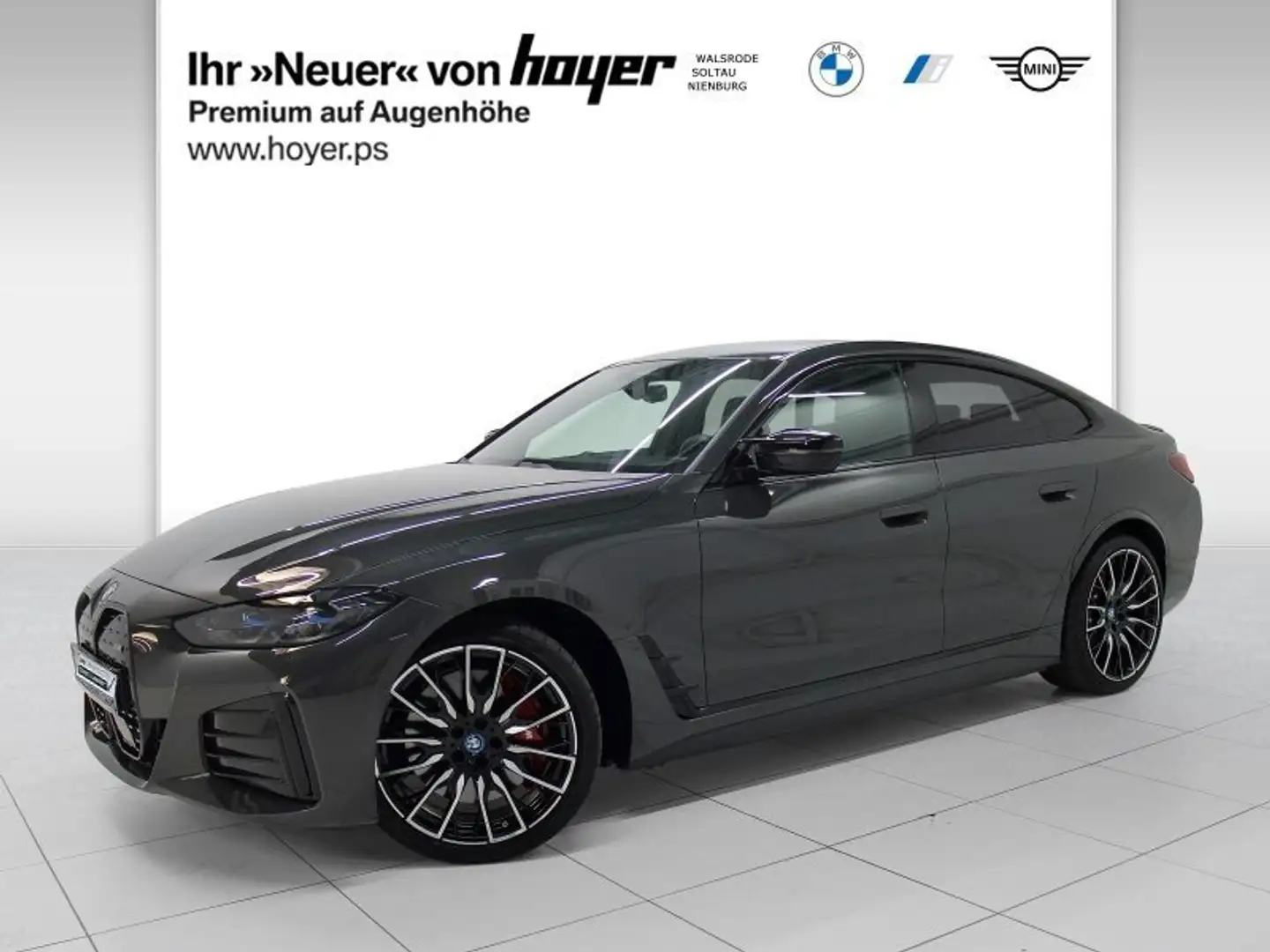 BMW i4 M50 Gran Coupé Sportpaket HK HiFi DAB LED Grau - 1