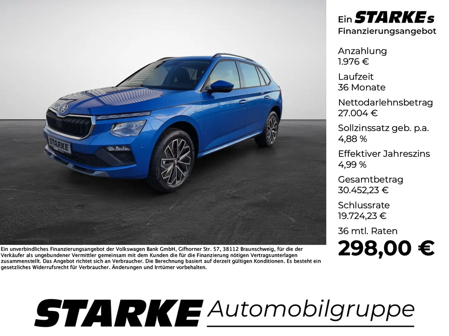 Skoda Kamiq 1.5 TSI DSG Tour Blau - 1