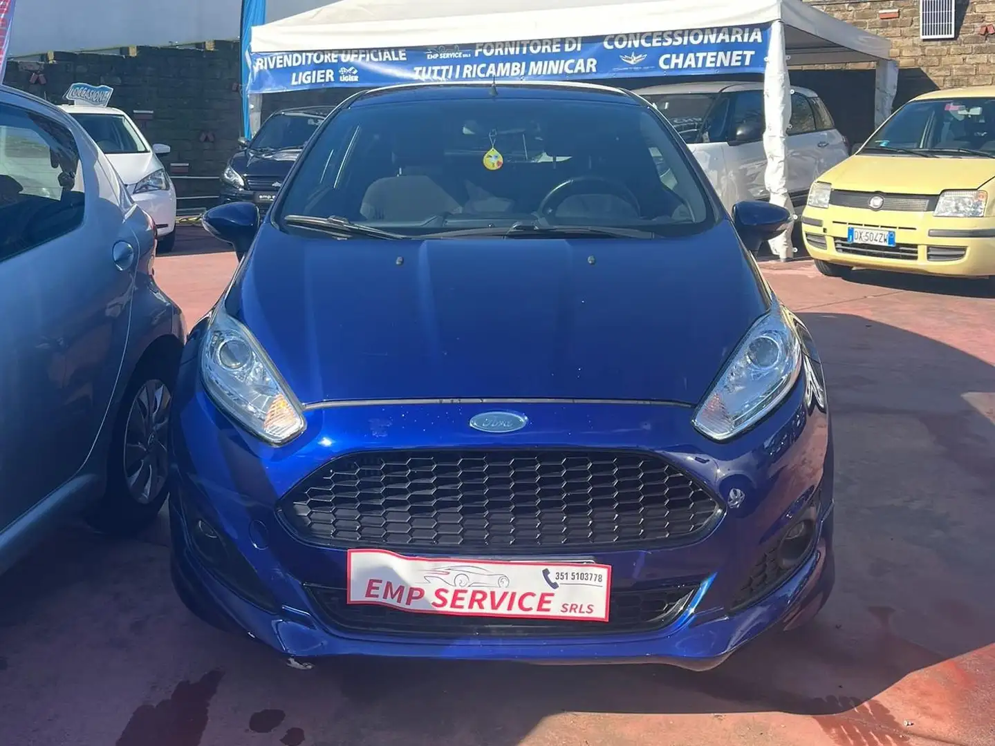 Ford Fiesta Fiesta VI 2013 5p 1.5 tdci ST-line 95cv Blu/Azzurro - 1