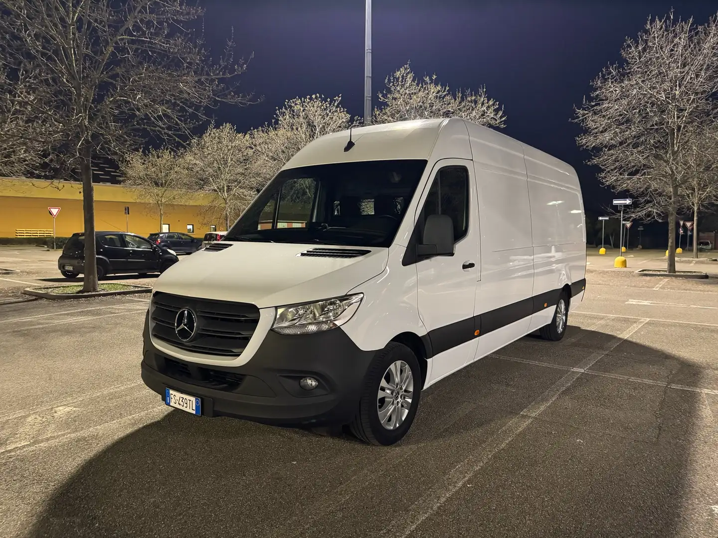 Mercedes-Benz Sprinter passo lingo-tetto alto Bianco - 1