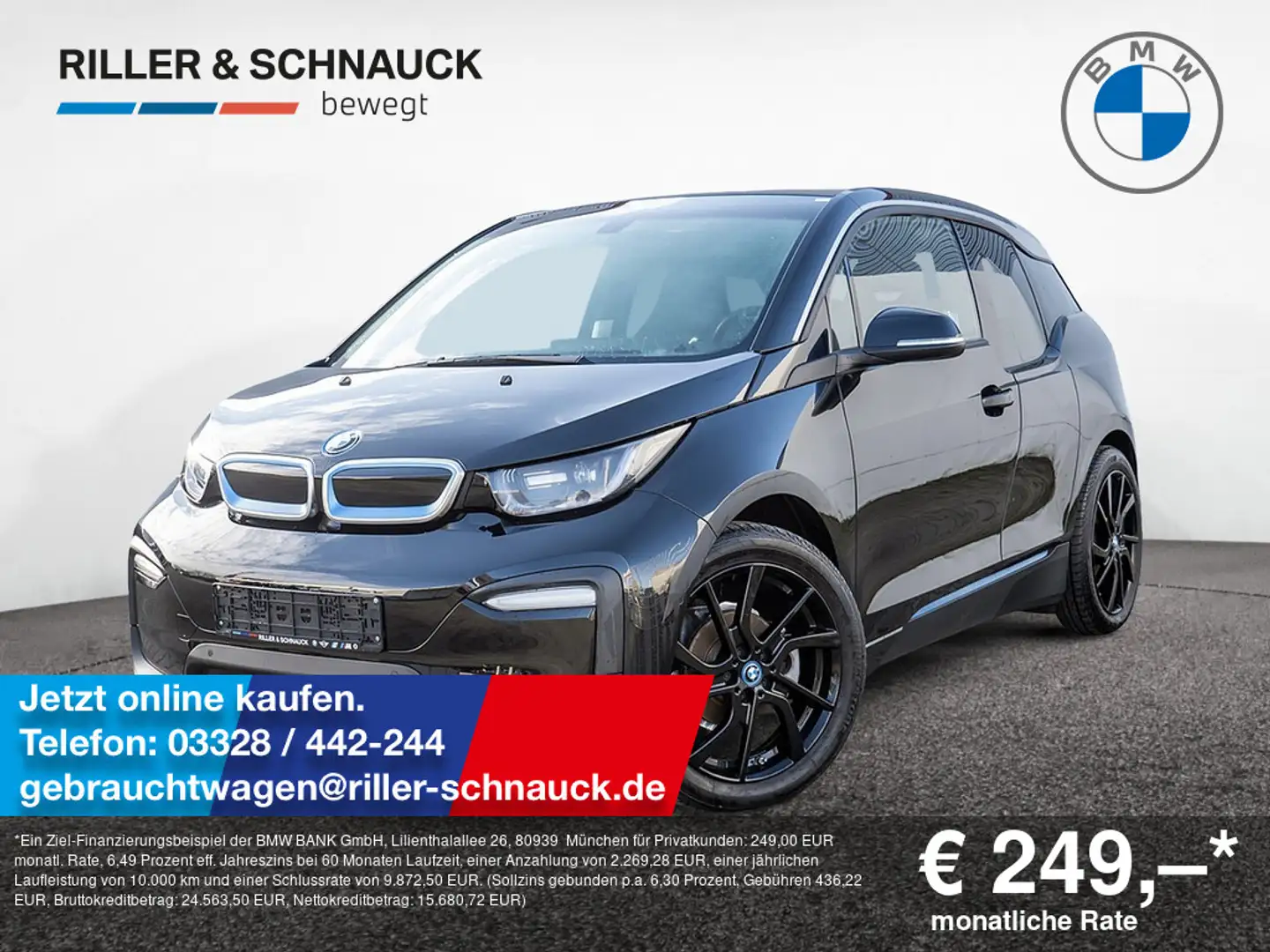 BMW i3 120Ah LED+KAM+SHZ+PDC+KEYLESS Schwarz - 1