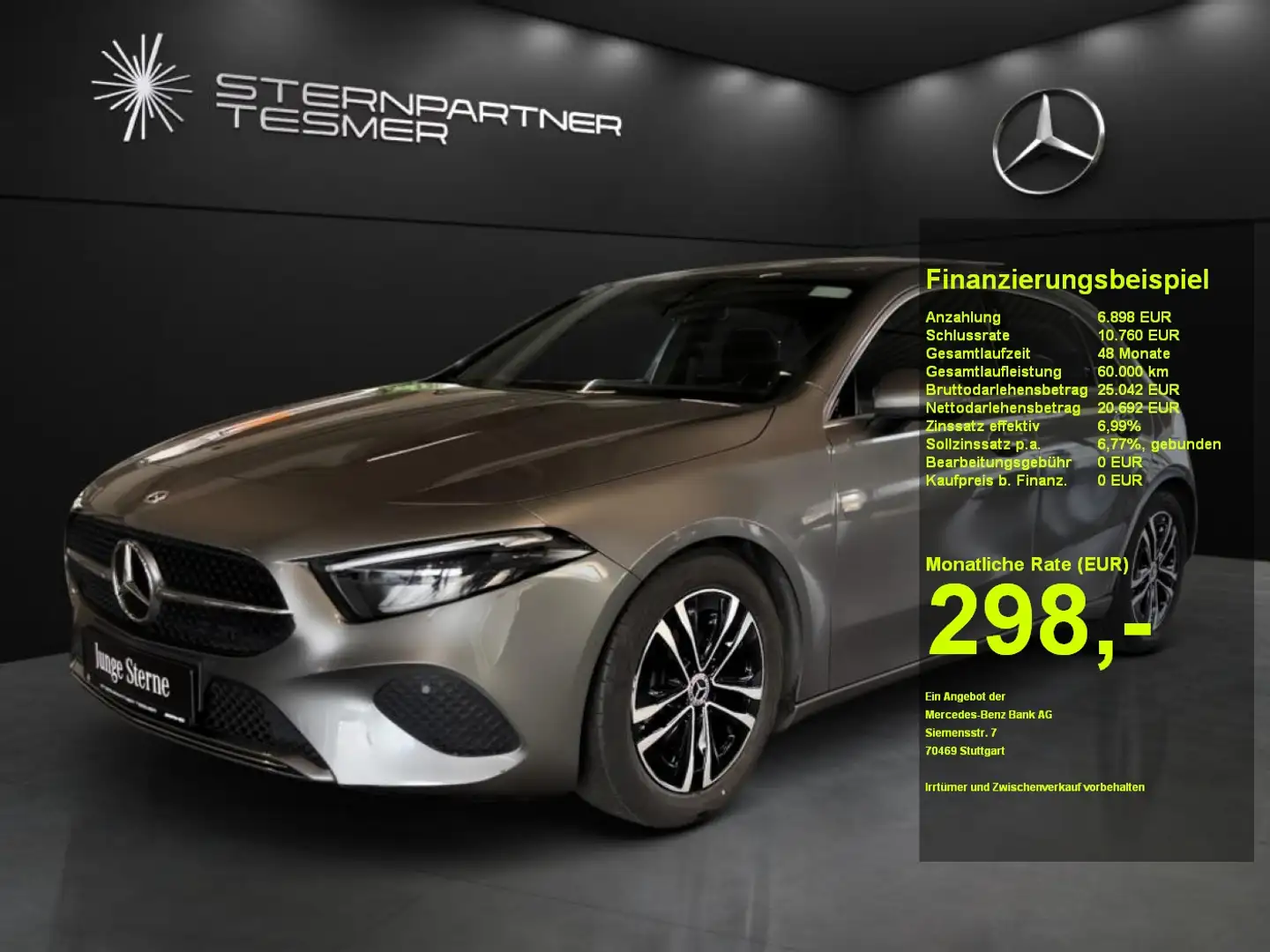 Mercedes-Benz A 200 Progressive - Kamera - Panorama - MBUX Grau - 1