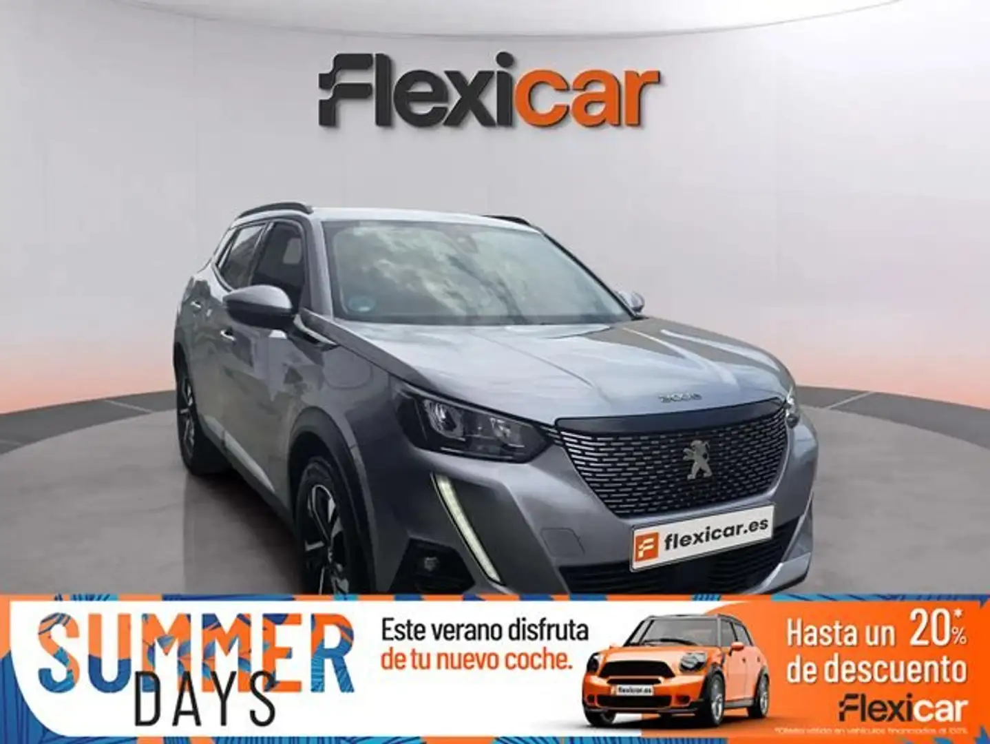 Peugeot 2008 Allure+Puretech+130+S%26S+BVM6 Gris - 1