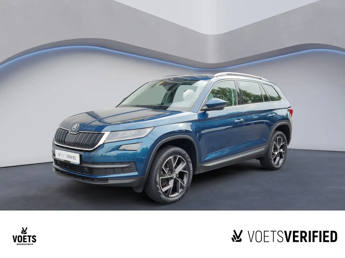 Skoda Kodiaq Style 2.0 TDI DSG 4x4 LED+RearView+STANDHZG Albastru - 1