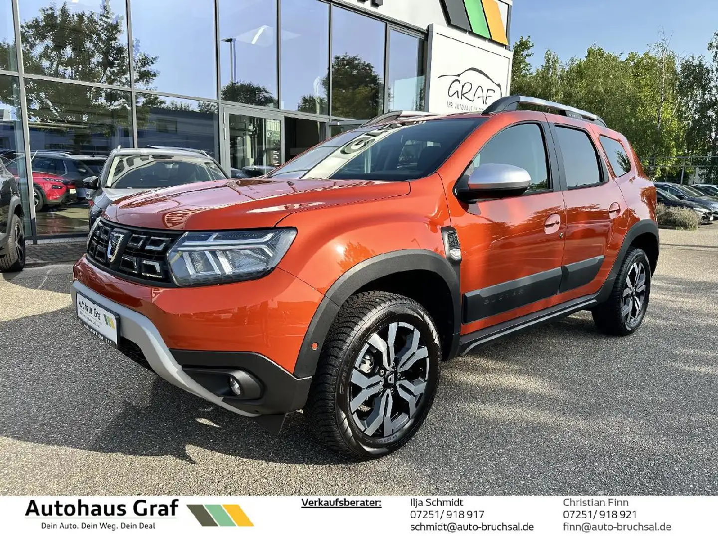 Dacia Duster Duster Prestige+ TCe 100*Kamera*Navi*Klima Orange - 1