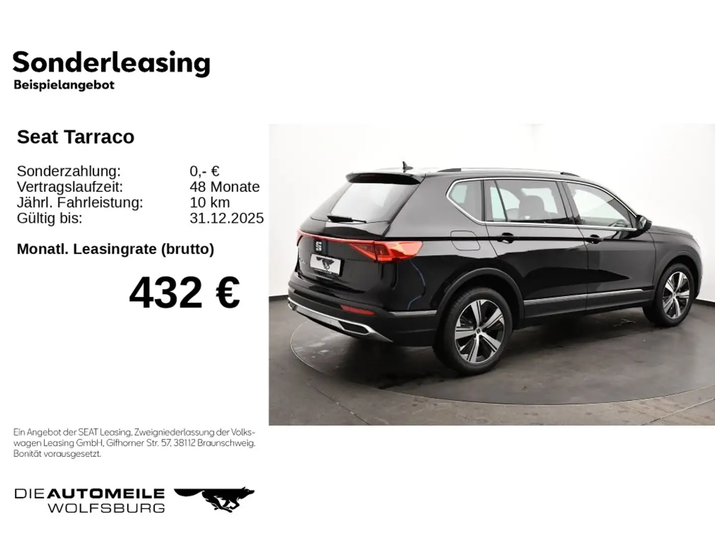 SEAT Tarraco 1.5 TSI ACT DSG Xperience Schwarz - 2