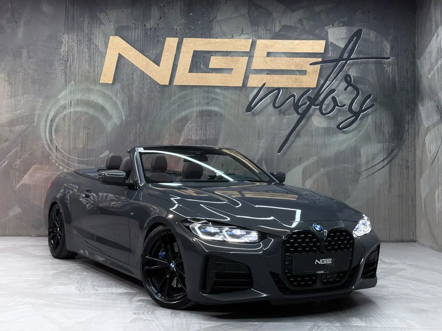 BMW 440 M440i Cabrio CAREPAKET/GARANTIE 2027 H/K 360KAM H Grau - 1