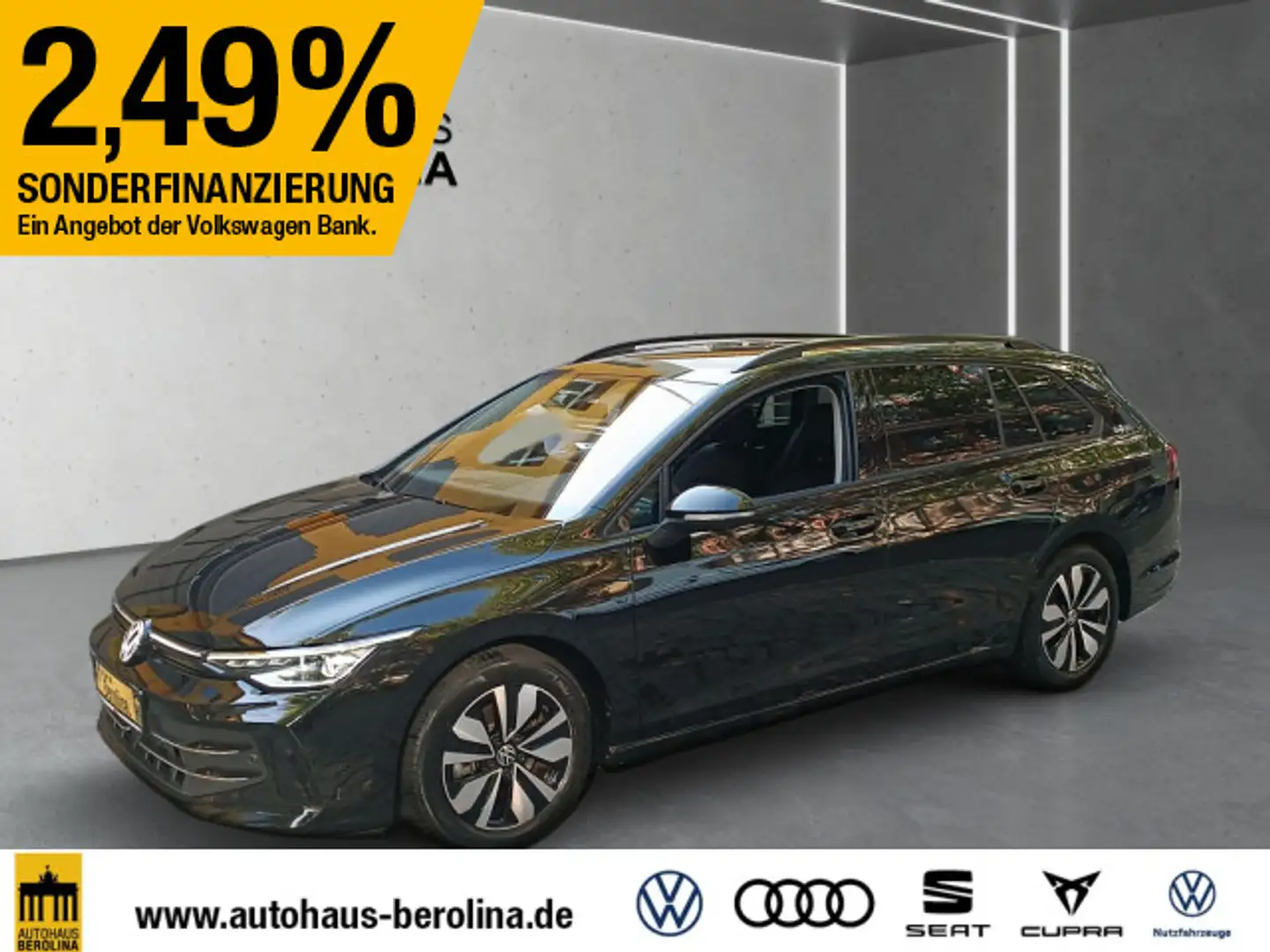 Volkswagen Golf Variant VII Goal 1.5 eTSI DSG*NAV*R-CAM*AHK Schwarz - 2