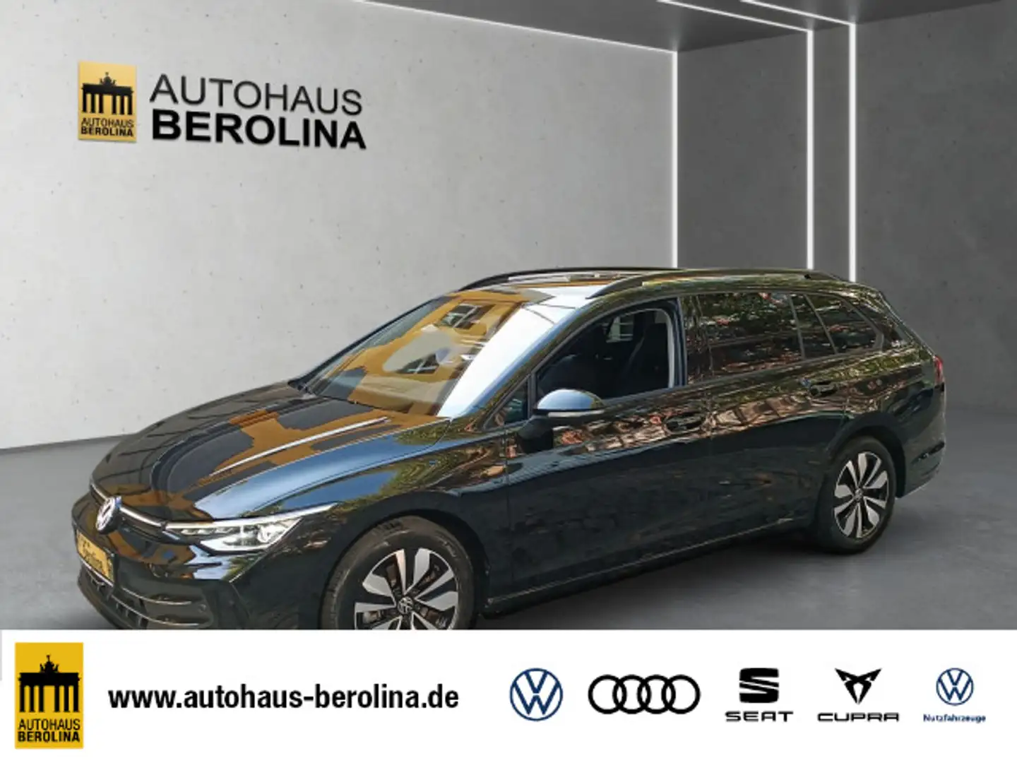 Volkswagen Golf Variant VII Goal 1.5 eTSI DSG*NAV*R-CAM*AHK Schwarz - 1