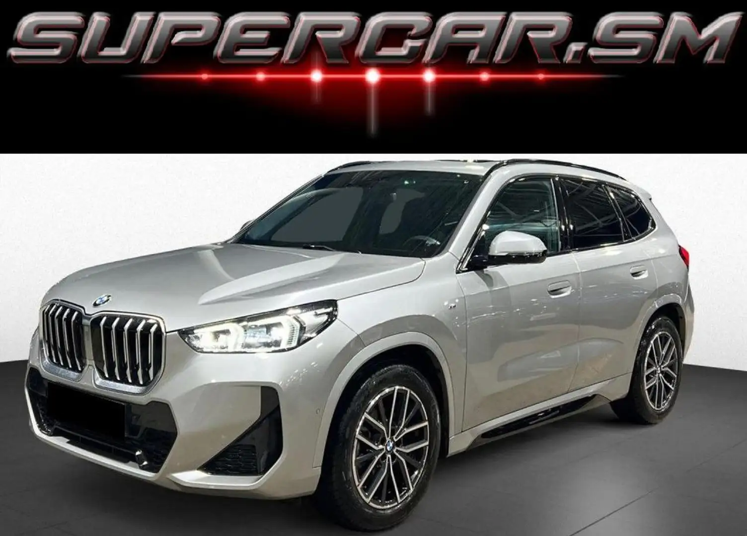 BMW X1 sDrive 18i M SPORT PANORAMA HIFI GANCIO ACC Argento - 1