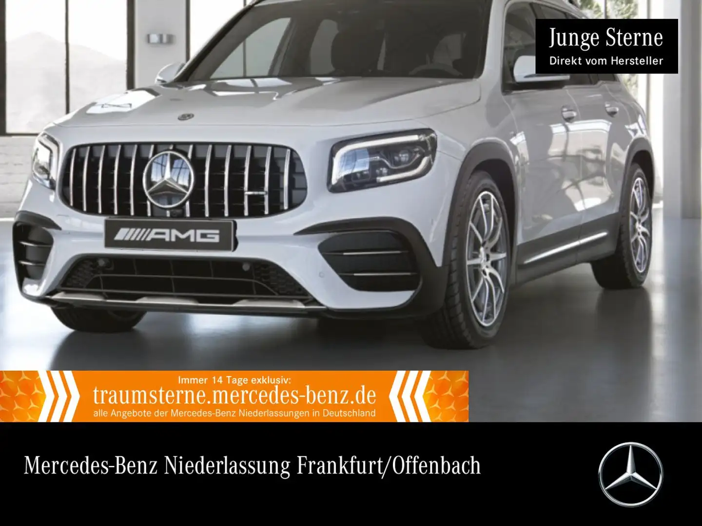 Mercedes-Benz GLB 35 AMG GLB 35 4M AMG+AHK+MULTIBEAM+KAMERA+KEYLESS+8G Weiß - 1