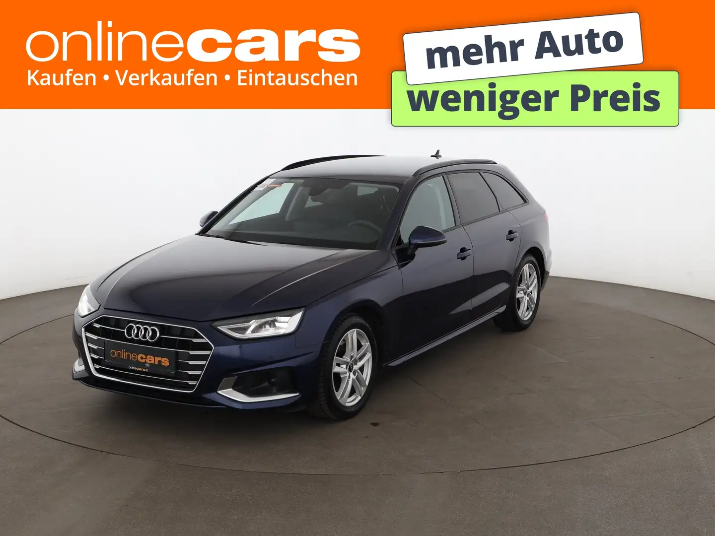 Audi A4 Avant 35 TFSI advanced Aut LED LEDER NAVI TEMP Blau - 1