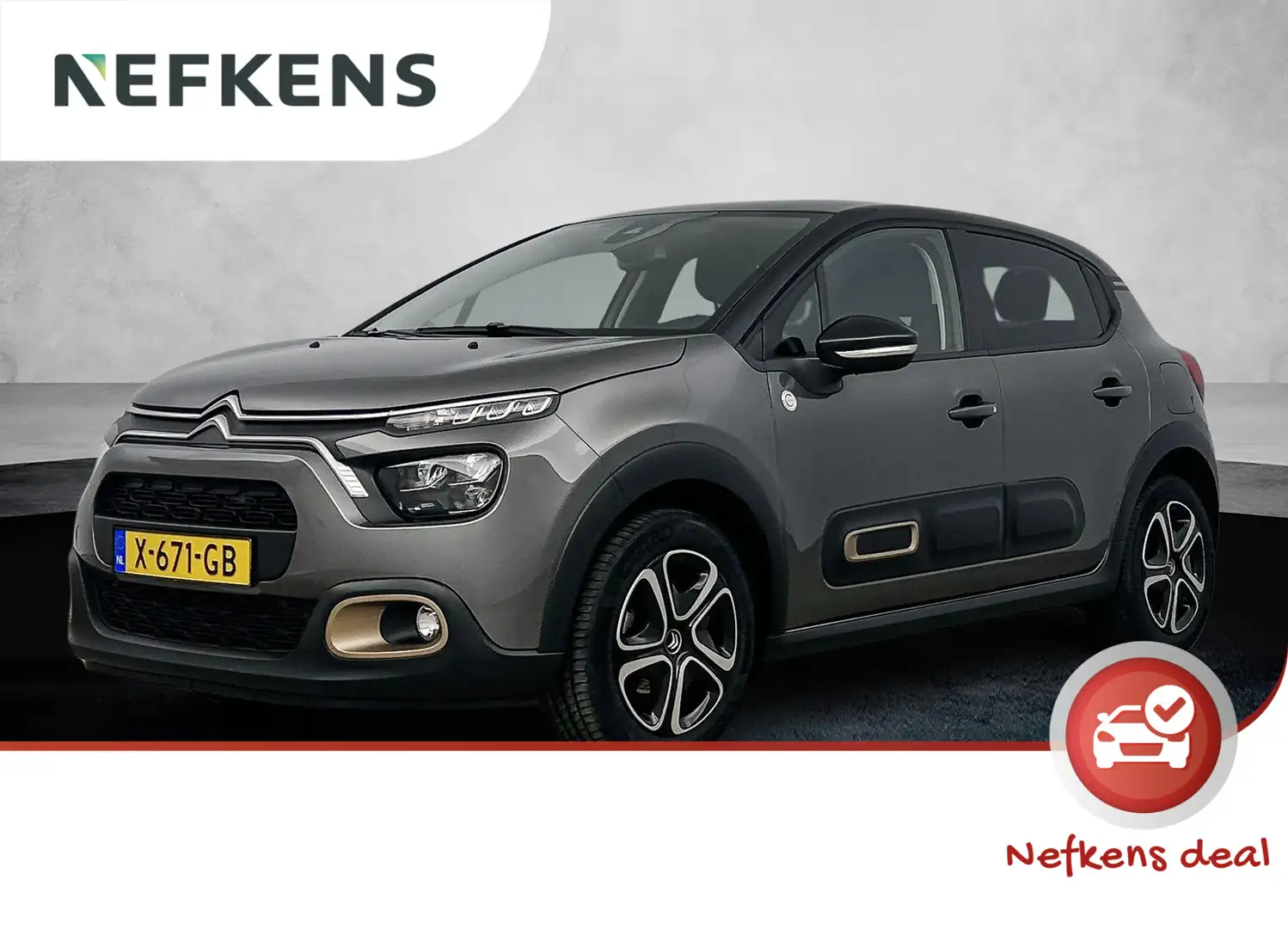 Citroen C3 C Series 83pk | Navigatie | Climate Control | Crui Grijs - 1