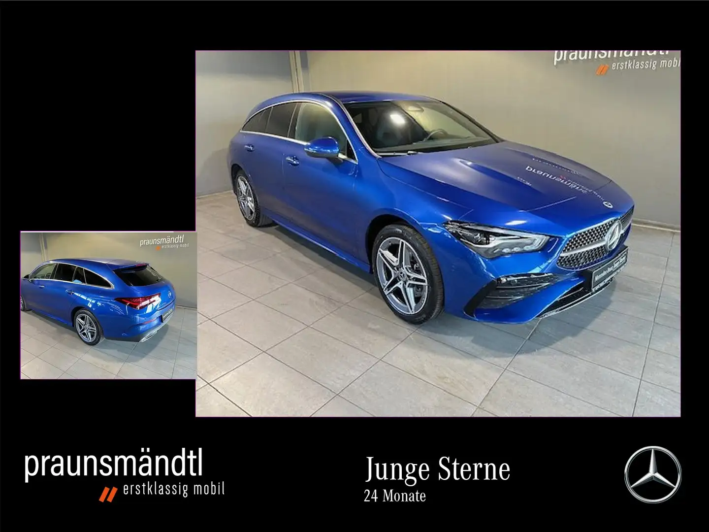 Mercedes-Benz CLA 250 e SB AMG AHK/MBUX/Distr/eleHeck/Memo/Tot Schwarz - 1