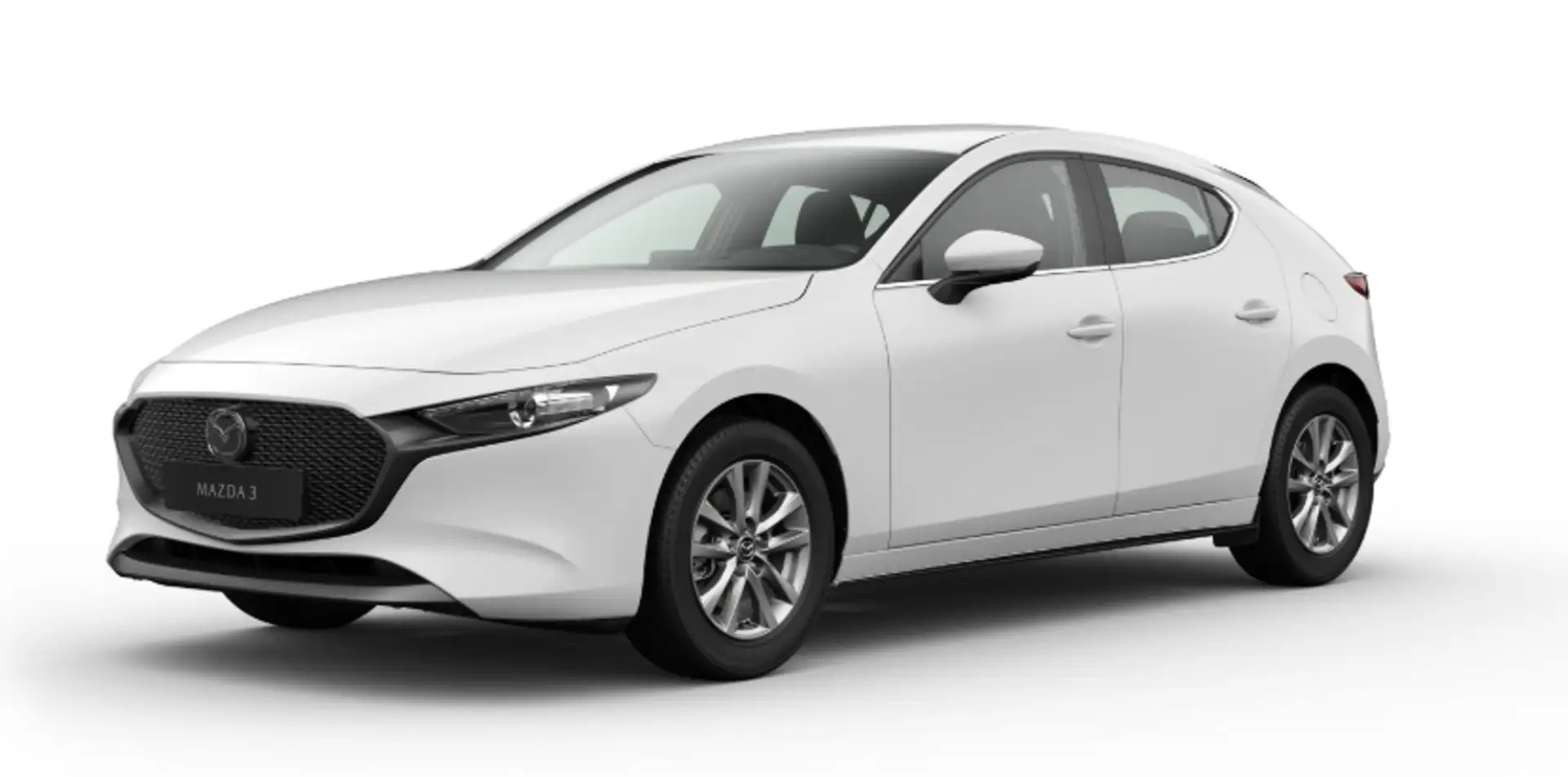 Mazda 3 Prime Line 2.5L e-SKYACTIV G 140 Weiß - 1