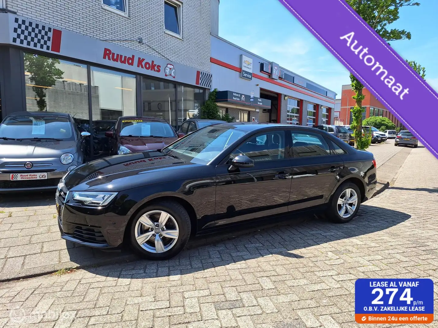 Audi A4 LIMOUSINE 2.0 TFSI ULTRA PRO LINE / Climate / Crui Zwart - 1