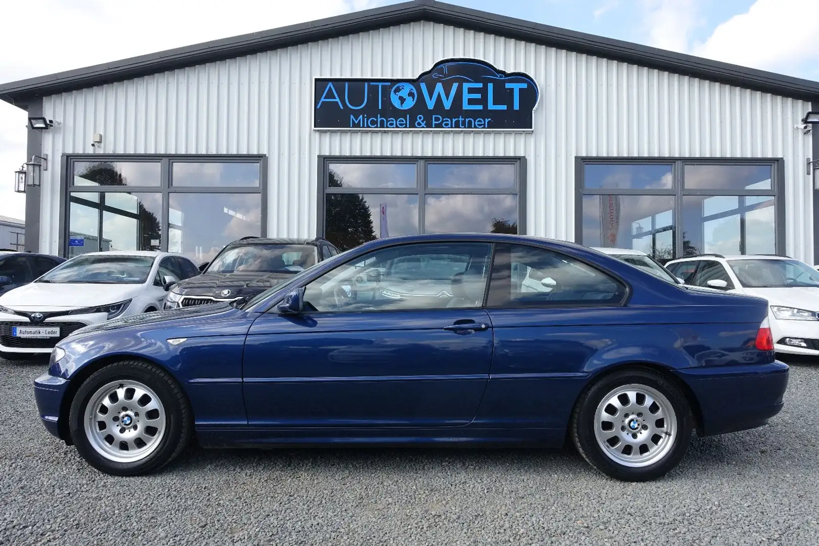 BMW 318 Ci Coupe Aut.KLIMA SD PDC 1.HAND Scheckheft Blau - 1