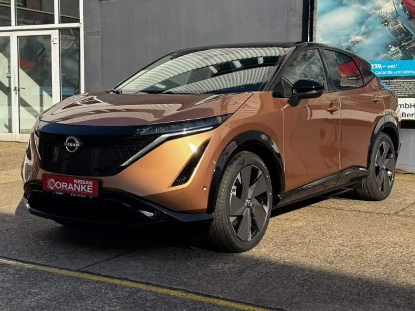 Nissan Ariya 87 kWh 225kW e-4ORCE Evolve+Pack*20Zoll*SD Brązowy - 2