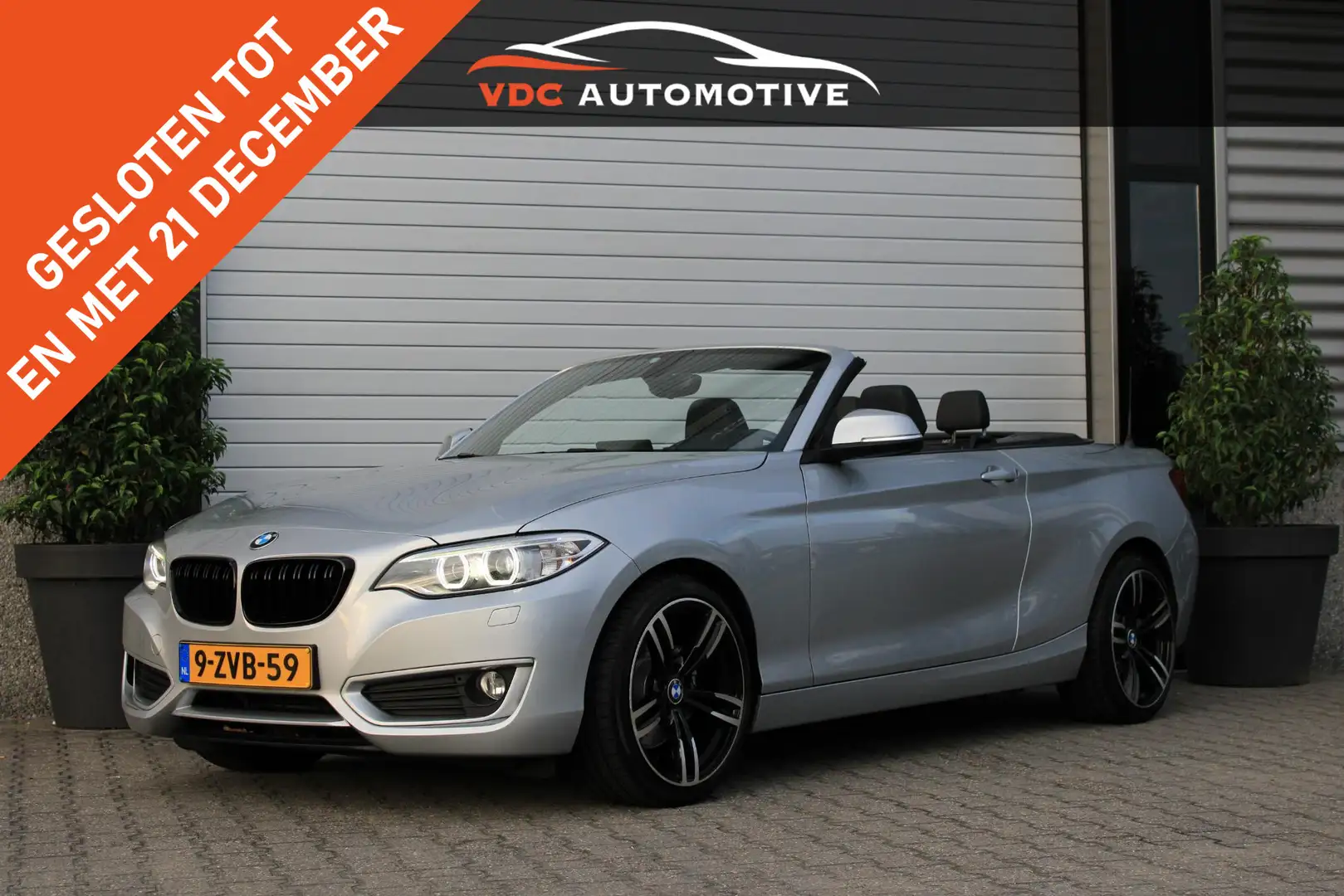 BMW 220 2-Serie Cabrio 220i Stoelverwarming | Cruisecontro Gris - 1