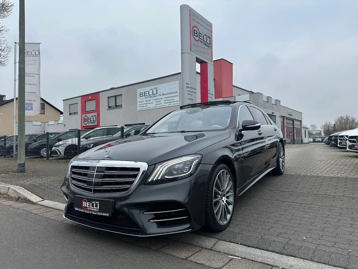 Mercedes-Benz S 400 d 4Matic L AMG Pano 360° DTC+ FINANZIERUNG Schwarz - 1