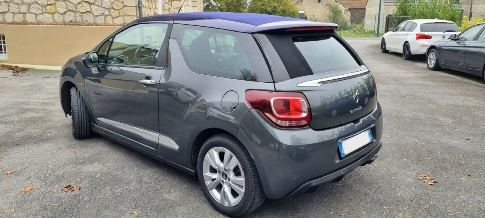 Citroen DS3 Cabrio 1.6 THP 155ch Sport Chic Gris - 2