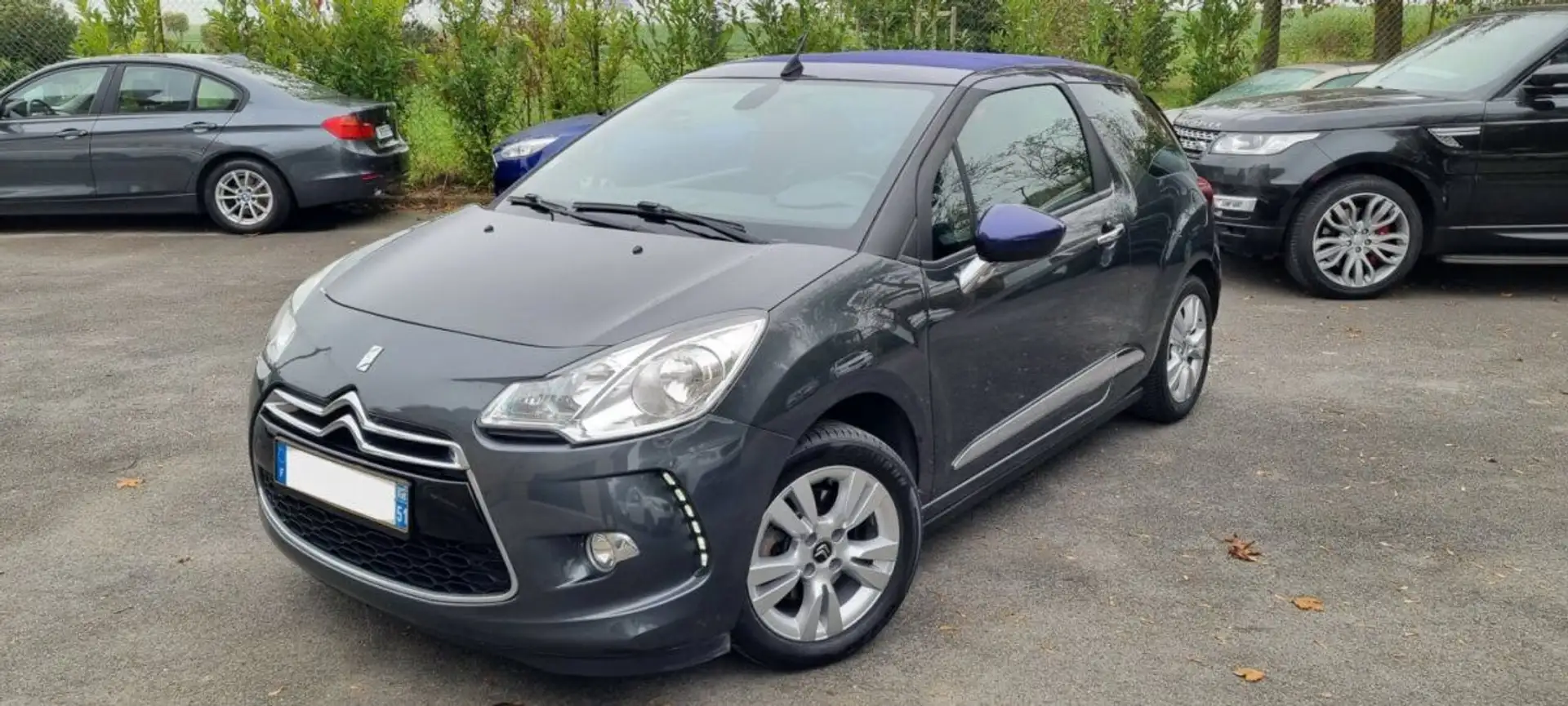 Citroen DS3 Cabrio 1.6 155ch Sport Chic Gris - 1
