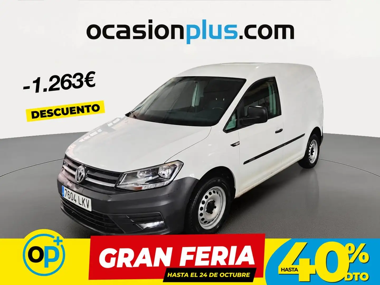 Volkswagen Caddy Furgón 1.4TGI GNC Blanco - 1