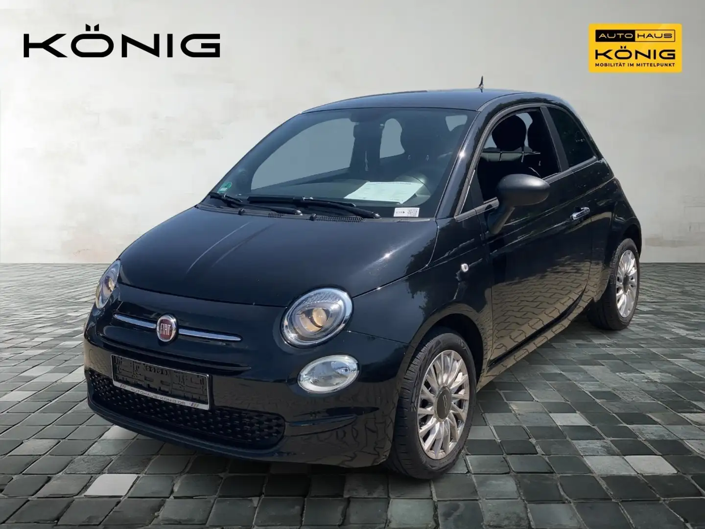 Fiat 500 1.0 GSE Klima & Sound Schwarz - 1
