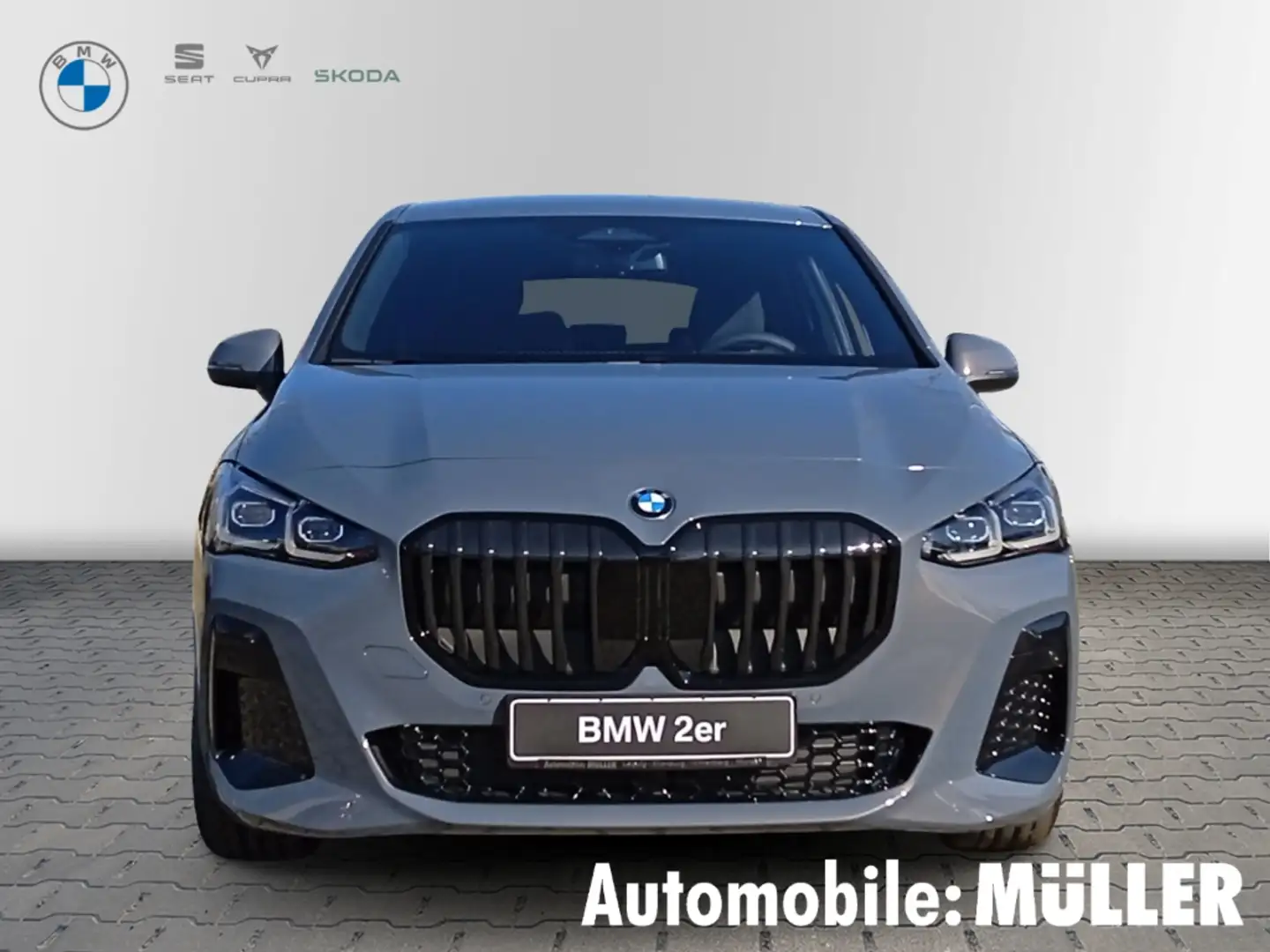 BMW 223 Active Tourer i M Sport Sportpaket AHK-klappbar Na Szürke - 2