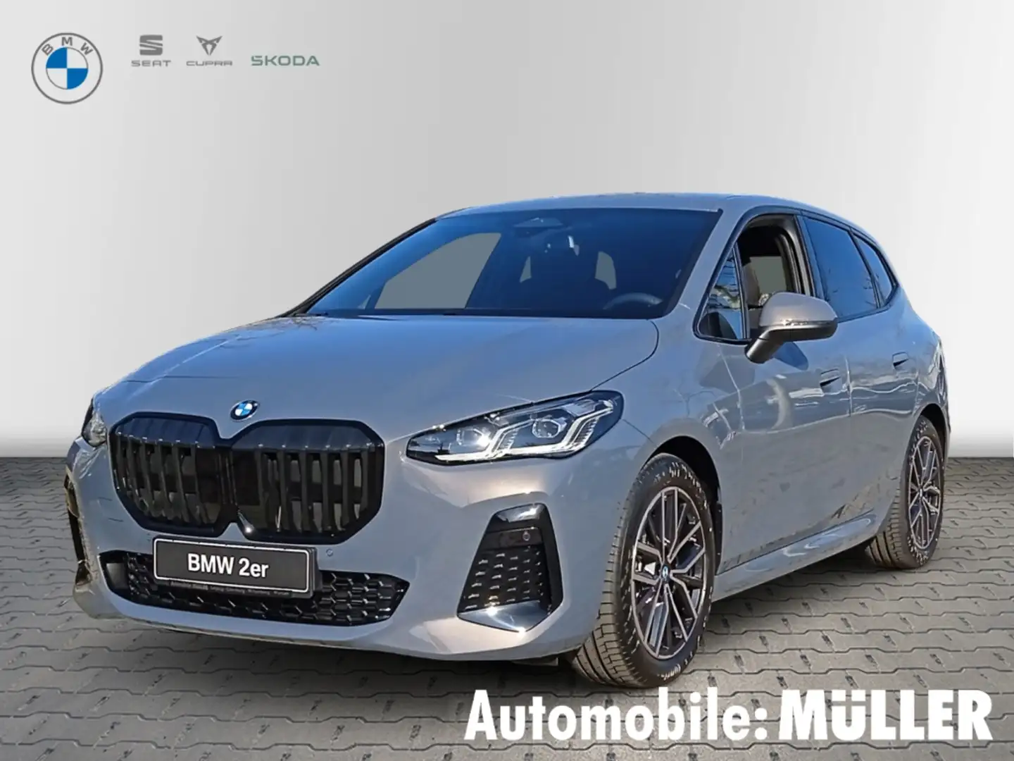 BMW 223 Active Tourer i M Sport Sportpaket AHK-klappbar Na Szürke - 1