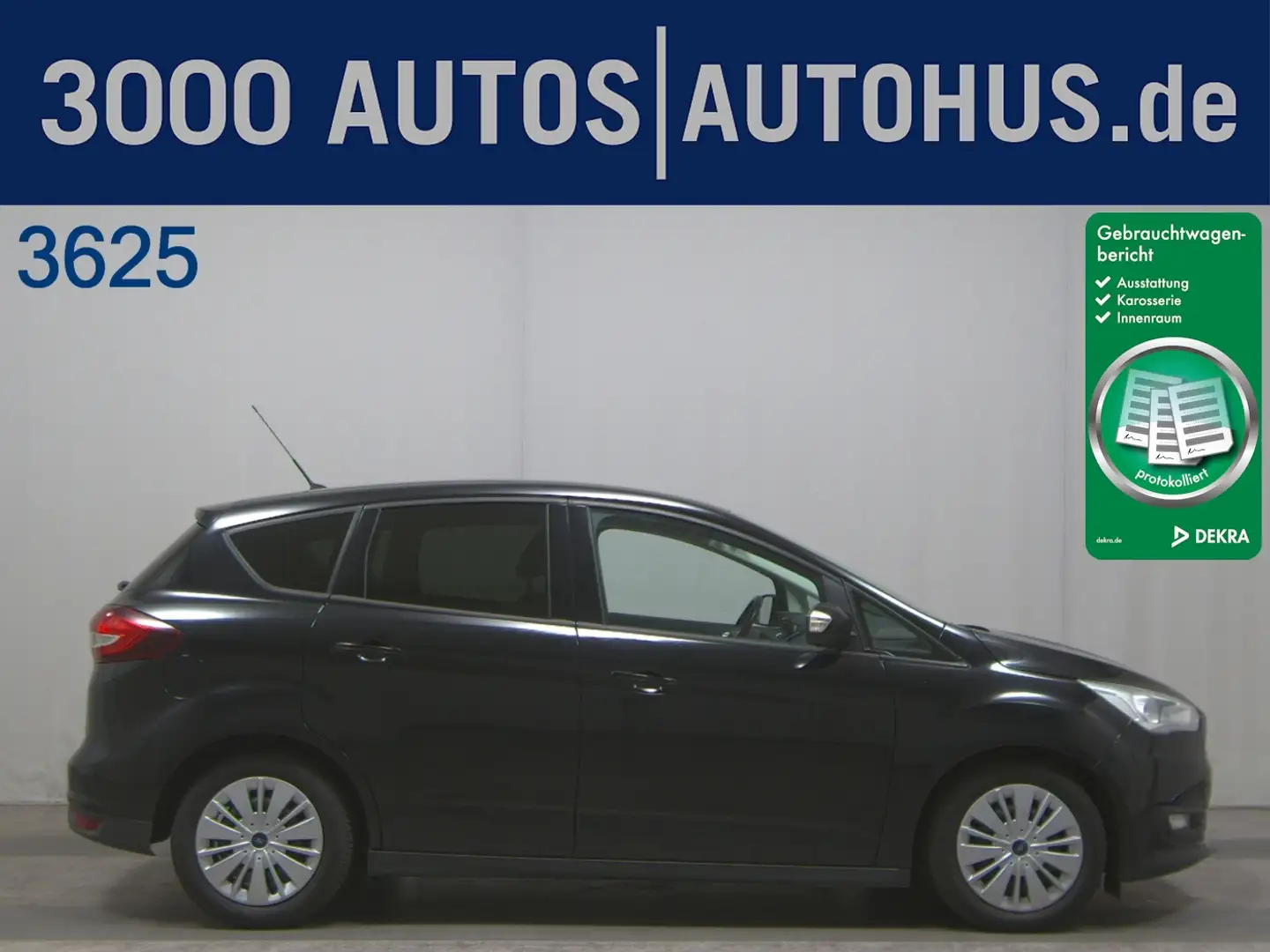 Ford C-Max 1.0 EB Trend SHZ Navi Frontscheibe heizbar Schwarz - 1
