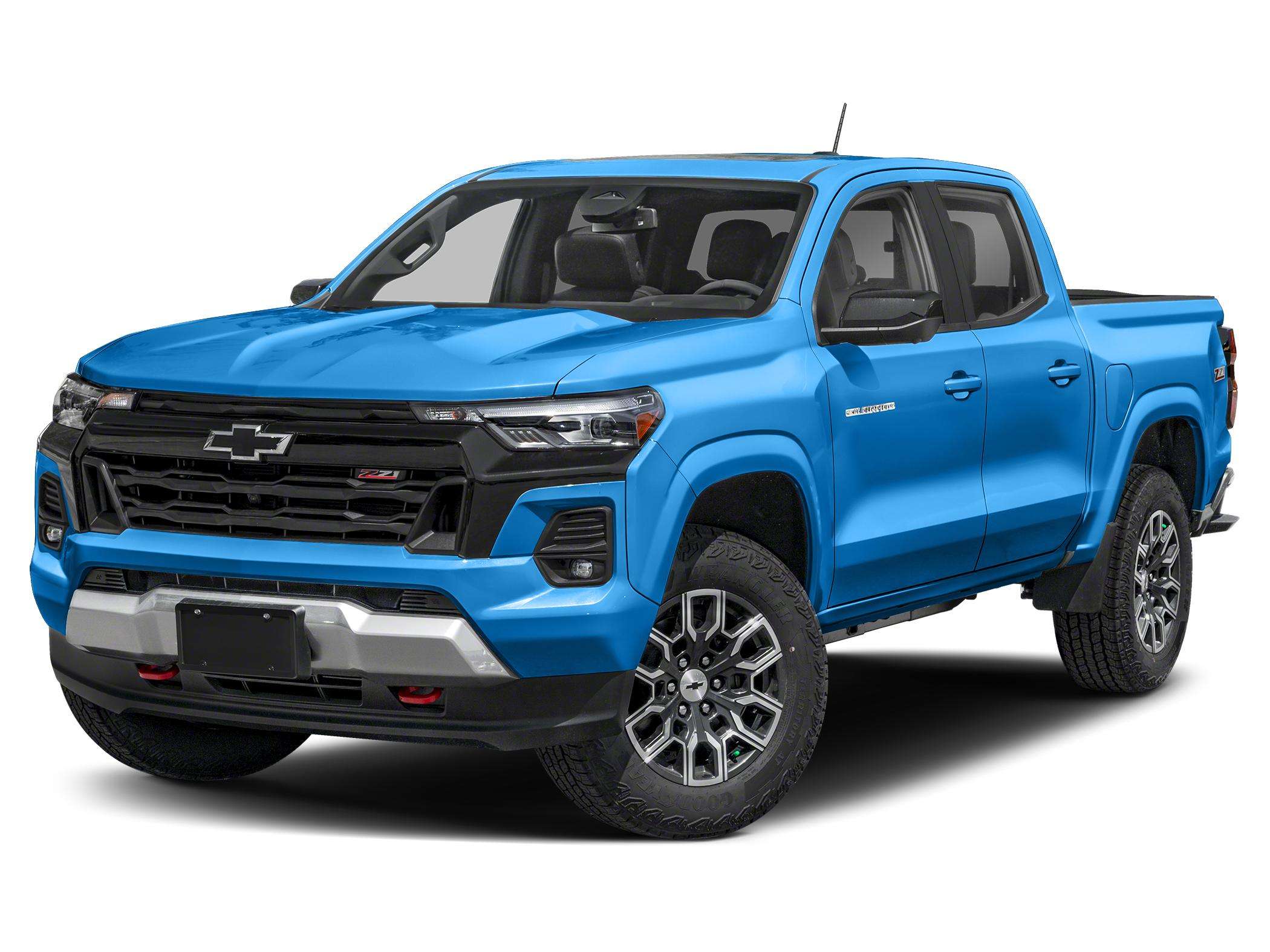 Blue 2023 Chevrolet Colorado Pickup Truck Four-Wheel Drive Automatic
