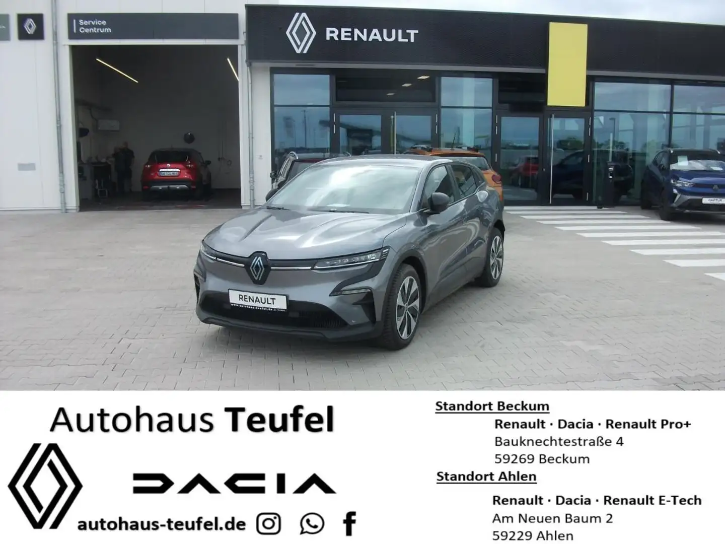 Renault Megane E-Tech Evolution ER EV60 130hp "CITY-Paket, Ganzjahresrei Grau - 1
