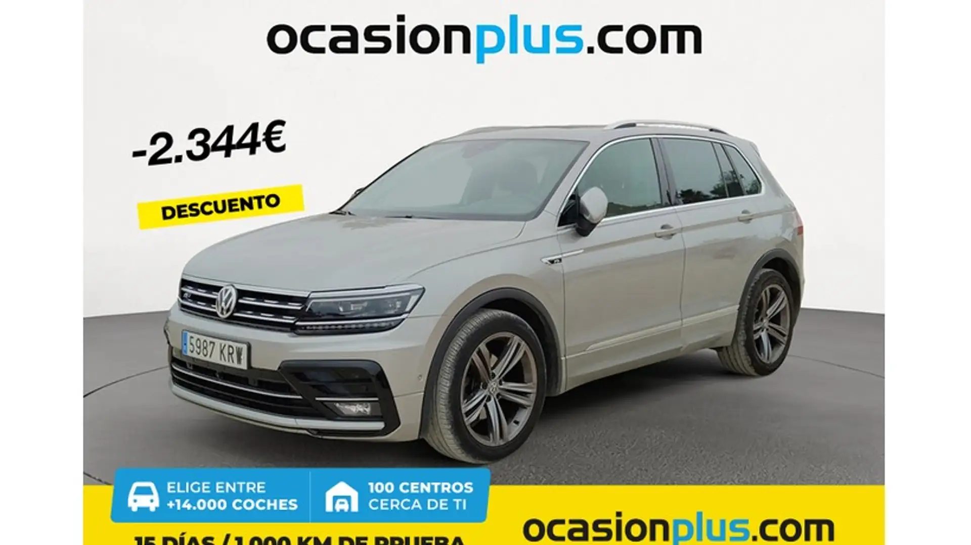 Volkswagen Tiguan 2.0TDI Sport DSG 110kW Plateado - 1