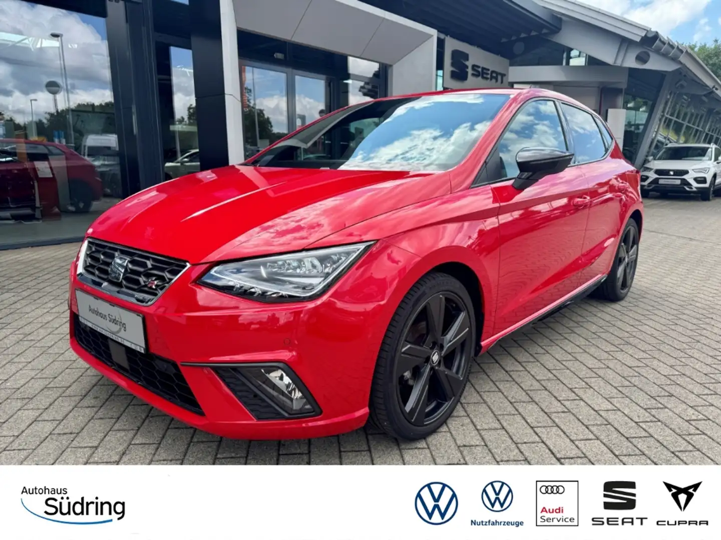 SEAT Ibiza 1,0 TSI FR Black Edition Navi Rückfahrk. Rot - 1