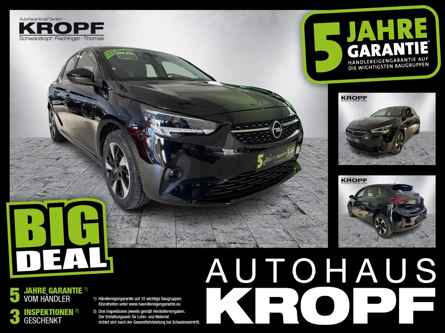 Opel Corsa F e **LED+Navi+SHZ+Fernlichtass.+LM** Schwarz - 1