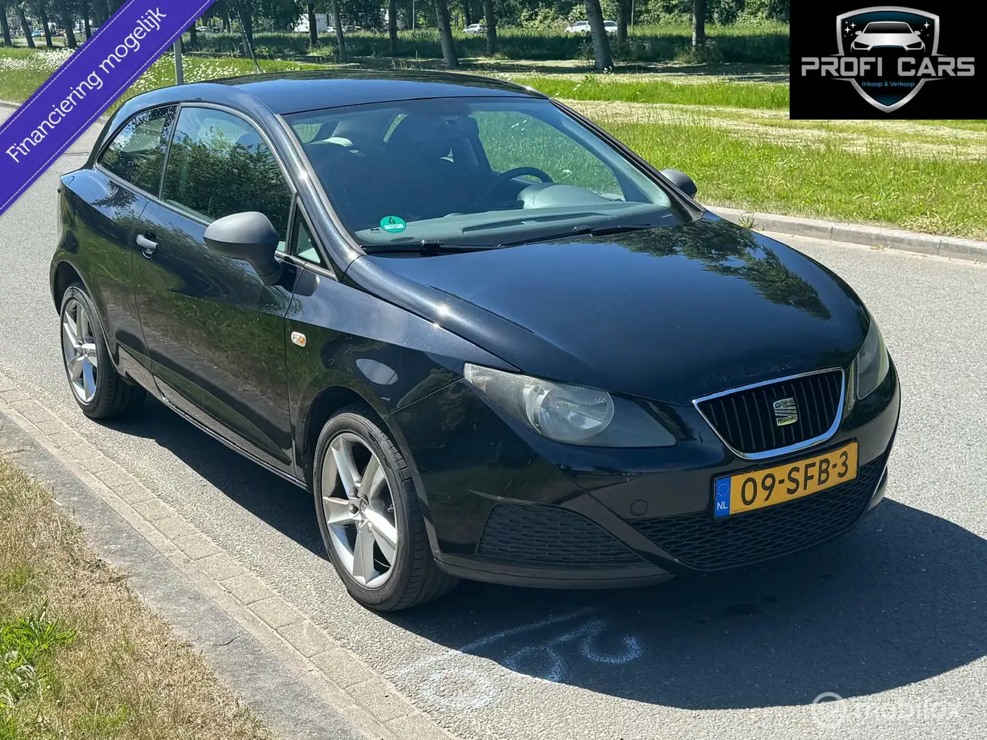 SEAT Ibiza 1.2 Reference Airco Elek.Ramen Zwart - 1