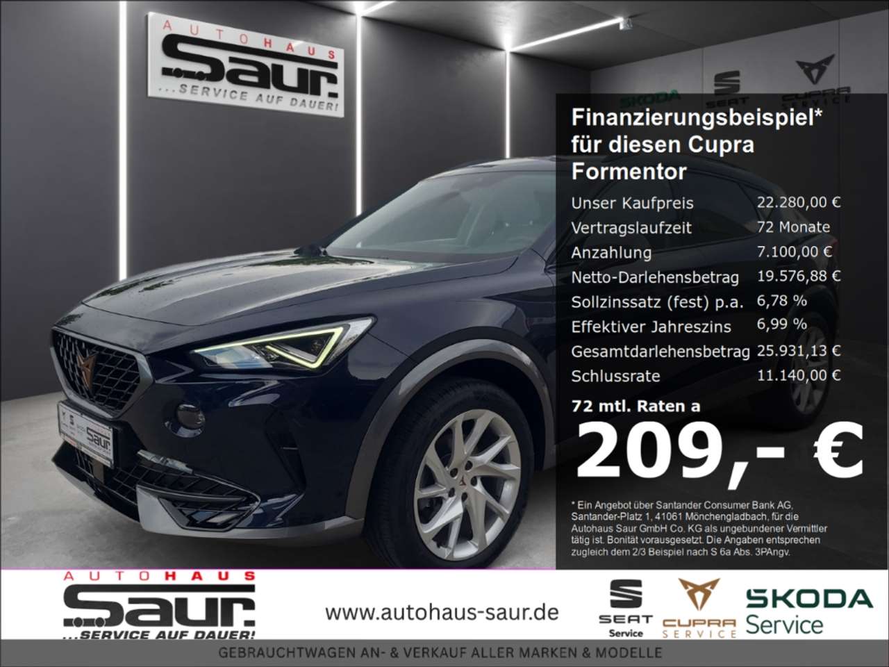 Cupra Formentor 2022 — 1.5 TSI RÜCKFAHRKAMERA SHZ FULL LINK PDC KLIMA KES