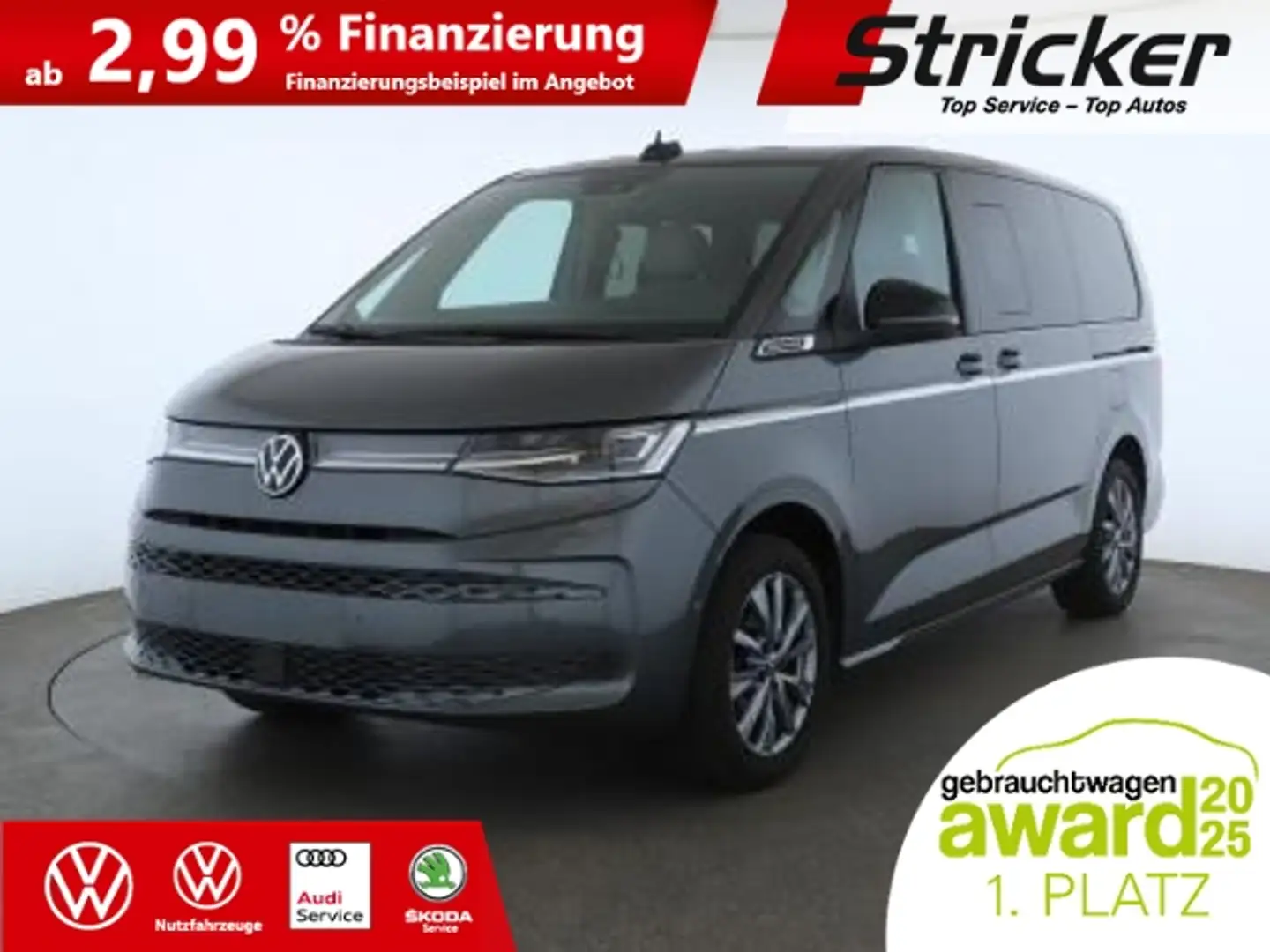 Volkswagen T7 Multivan Style lang 2.0 TDI DSG 524,-ohne Anzahlung 7-Sitz Silber - 2