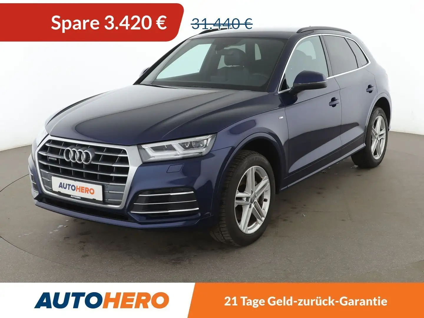 Audi Q5 40 TDI quattro Sport Aut.*S-LINE*LED*NAVI*CAM* Blu/Azzurro - 1