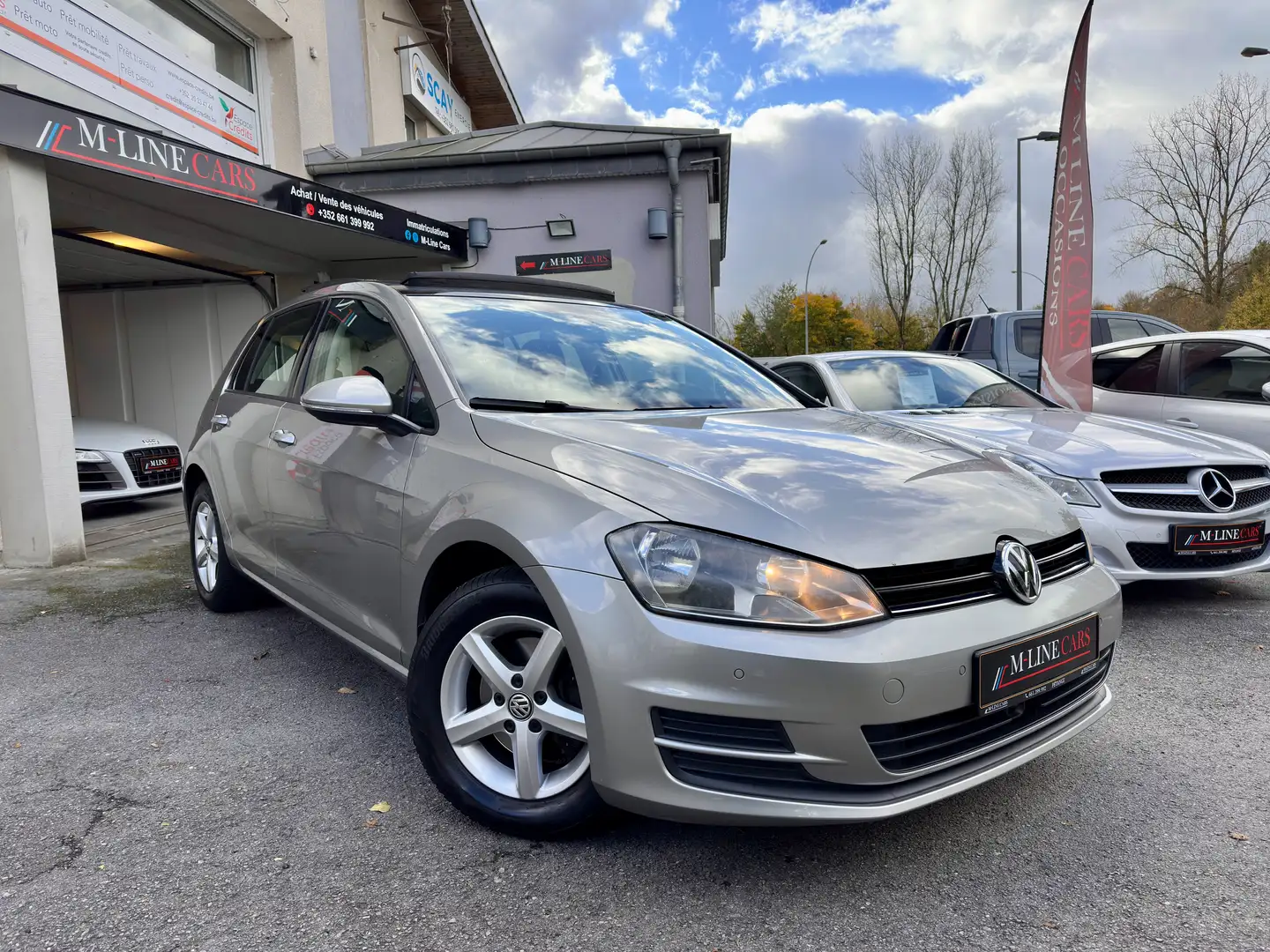 Volkswagen Golf 1.6 TDI 90ch Bluemotion Gris - 1