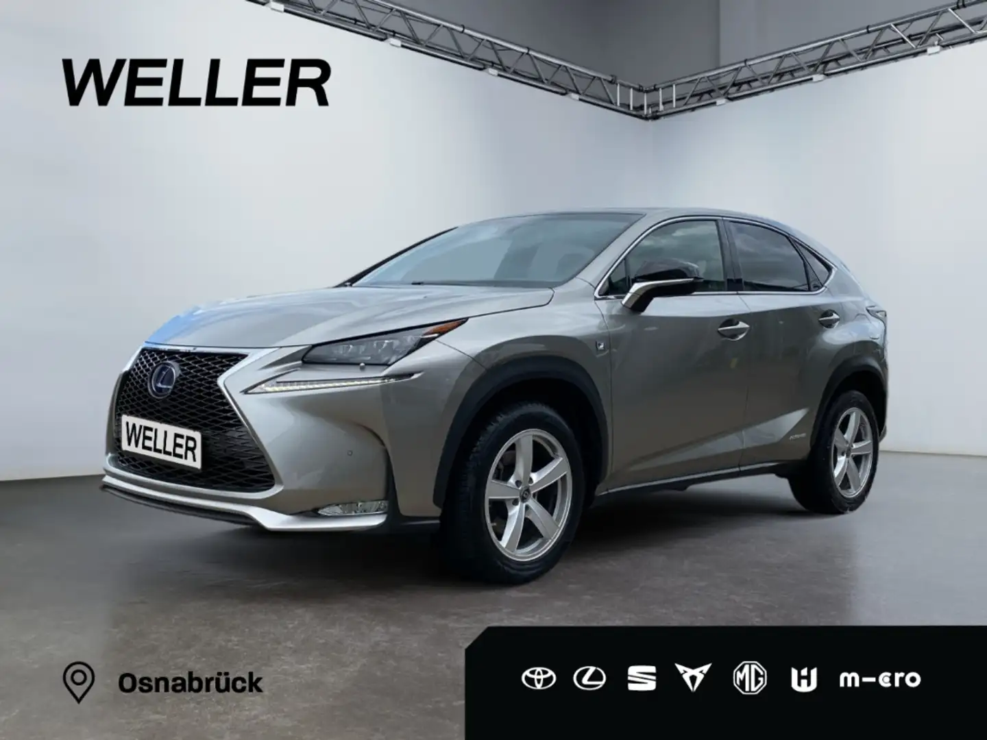 Lexus NX 300h E-FOUR F Sport *LED*HUD*Pano*M Levinson* Argintiu - 1