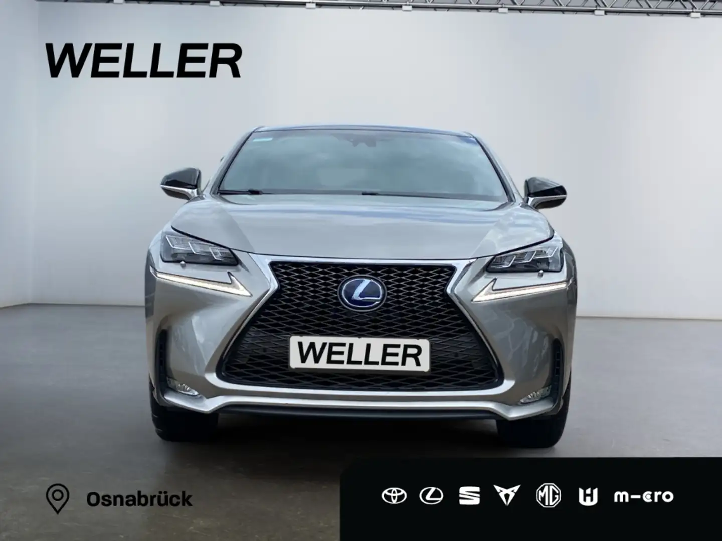 Lexus NX 300h E-FOUR F Sport *LED*HUD*Pano*M Levinson* Argintiu - 2