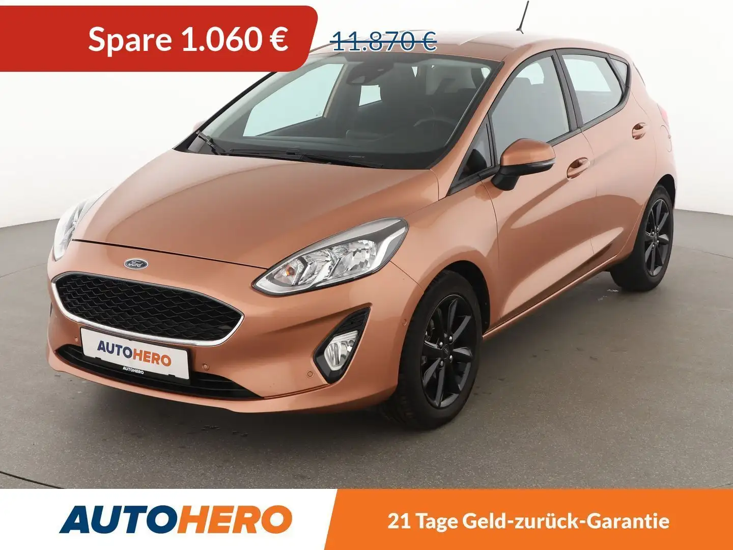 Ford Fiesta 1.0 EcoBoost Cool&Connect *CAM*PDC*SHZ* Orange - 1