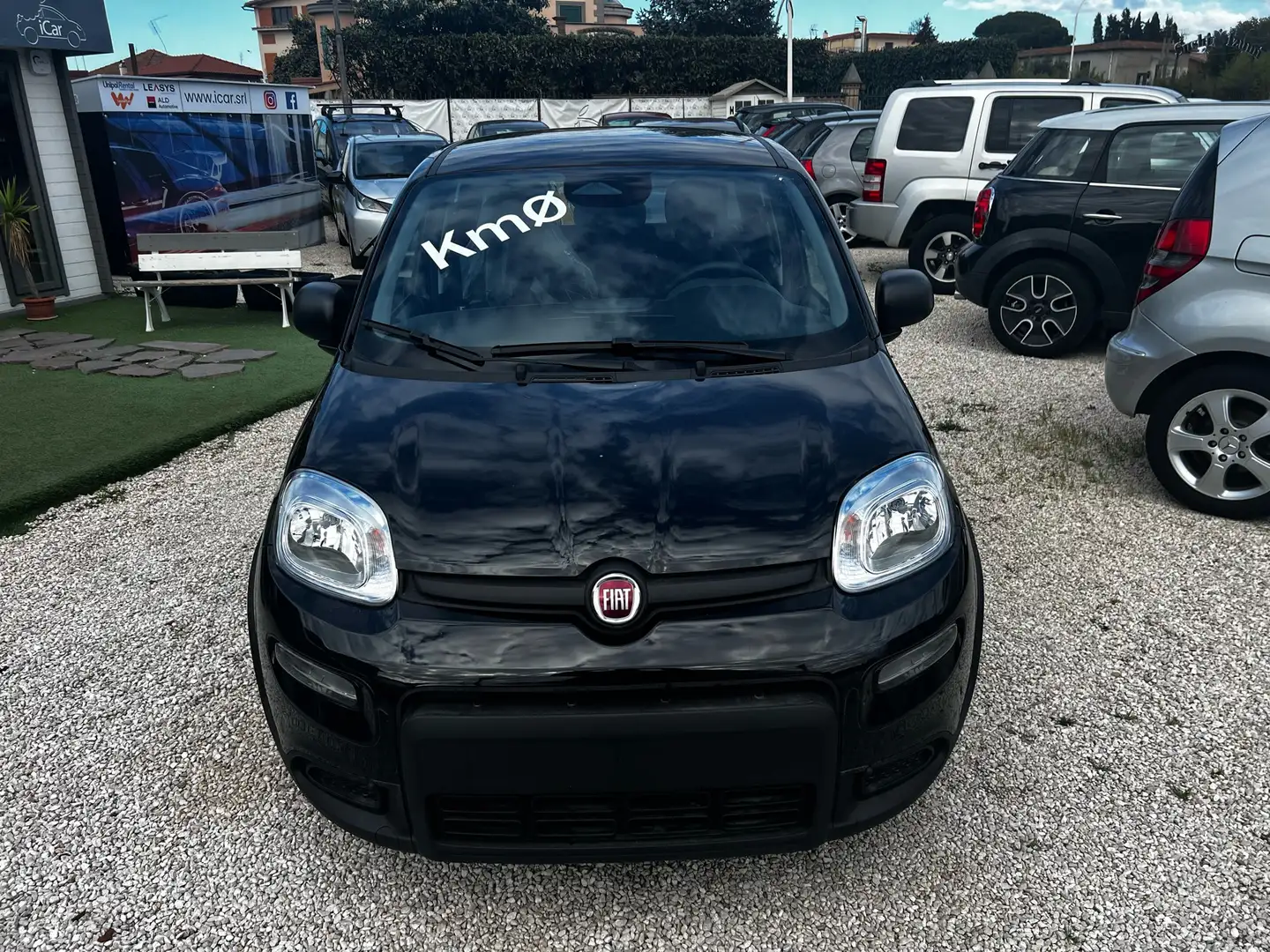 Fiat Panda 1.0 hybrid 70cv  Pandina pronta consegna Zwart - 1