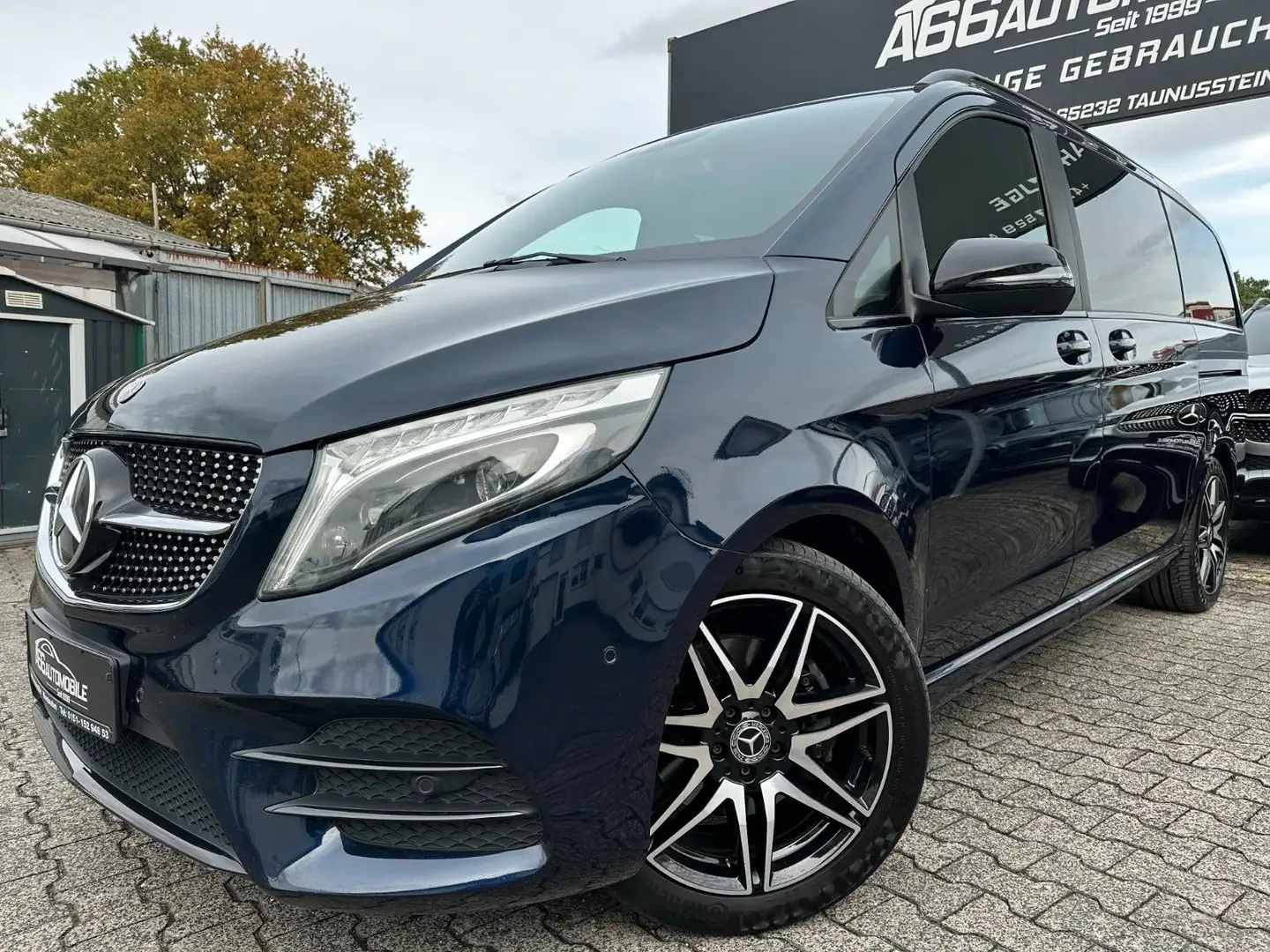 Mercedes-Benz V 300 d Lang AMG DISTR+*Standh*Exclusive*MBUX*LED Blau - 1